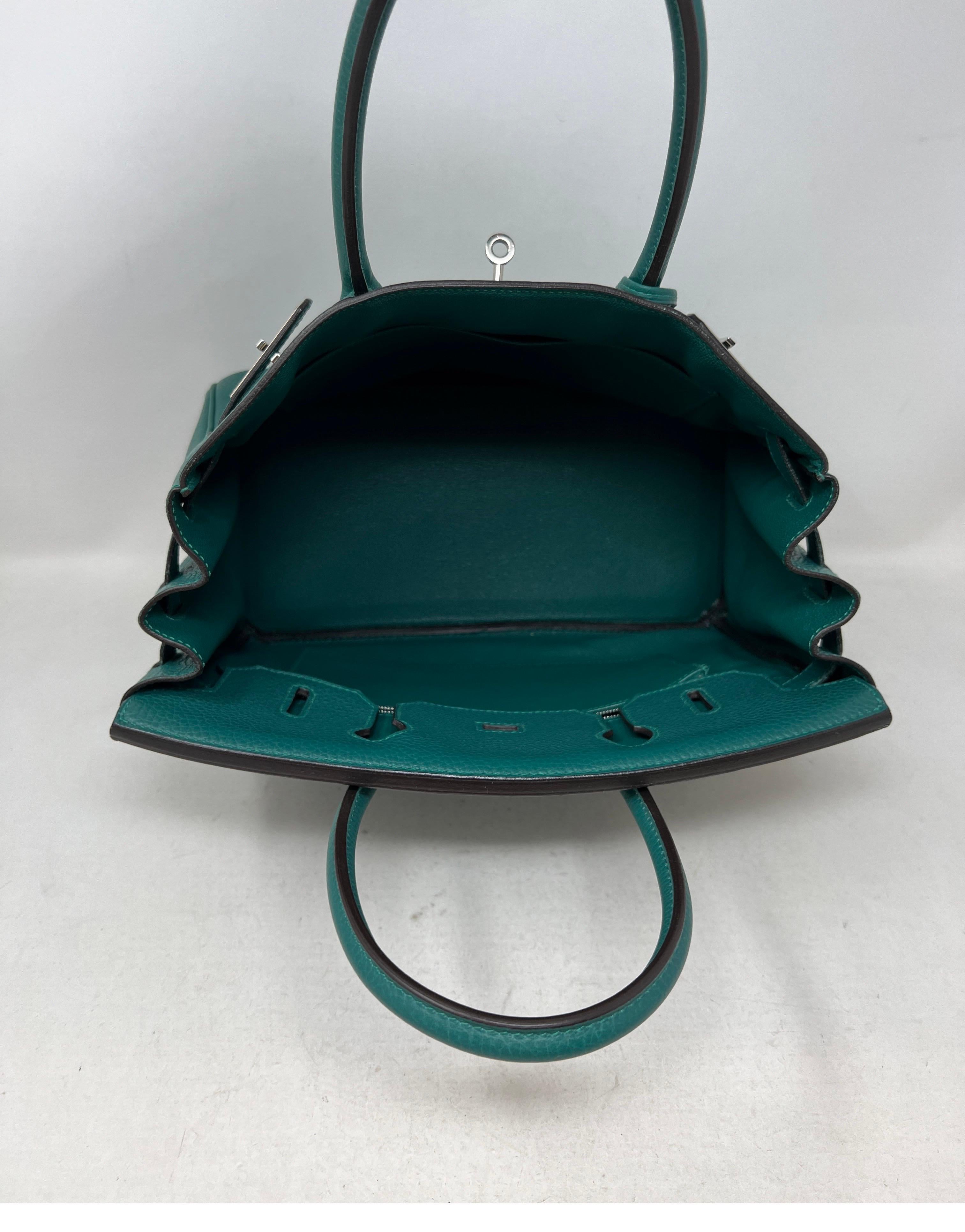 Hermès - Sac Birkin 30 en malachite 1