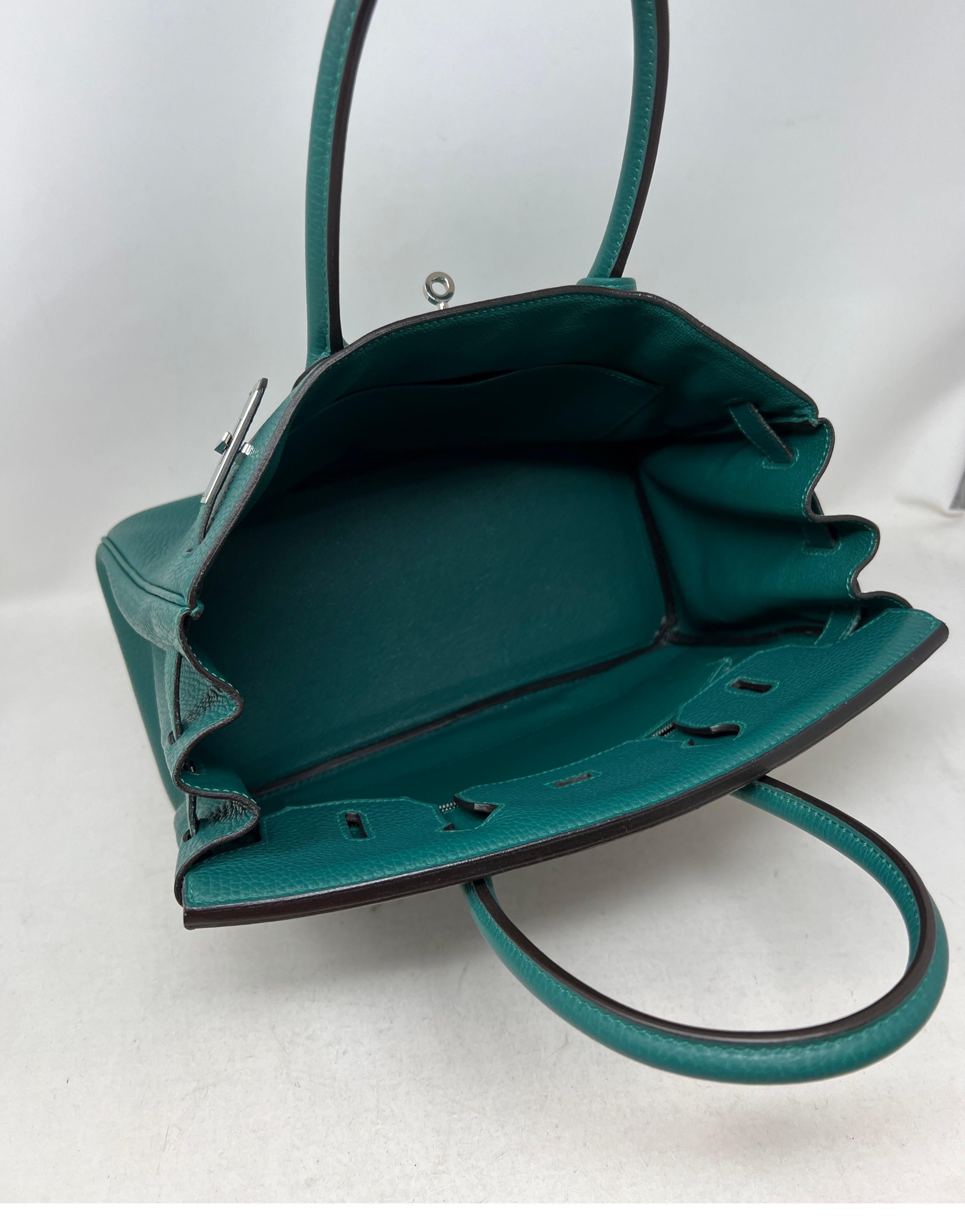 Hermès - Sac Birkin 30 en malachite 2