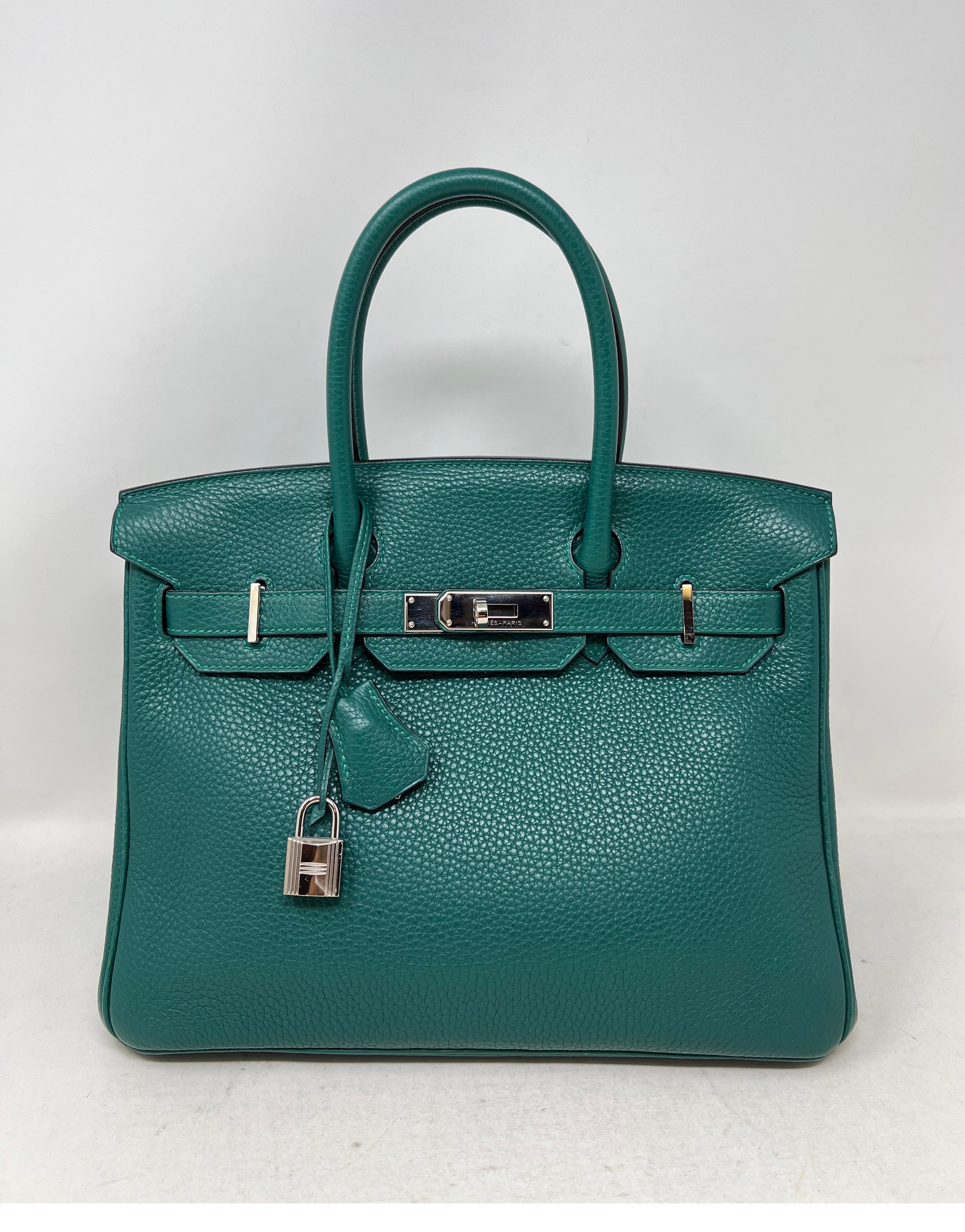 Hermès - Sac Birkin 30 en malachite 4
