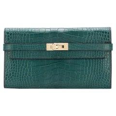 Hermès Malachite  Kelly Wallet