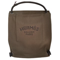 Hermes Maline Bag Backpack Kaki