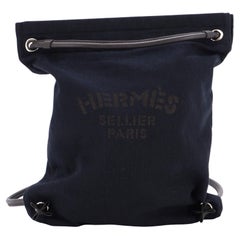 Hermes Garden File Tote Toile and Leather 28 at 1stDibs