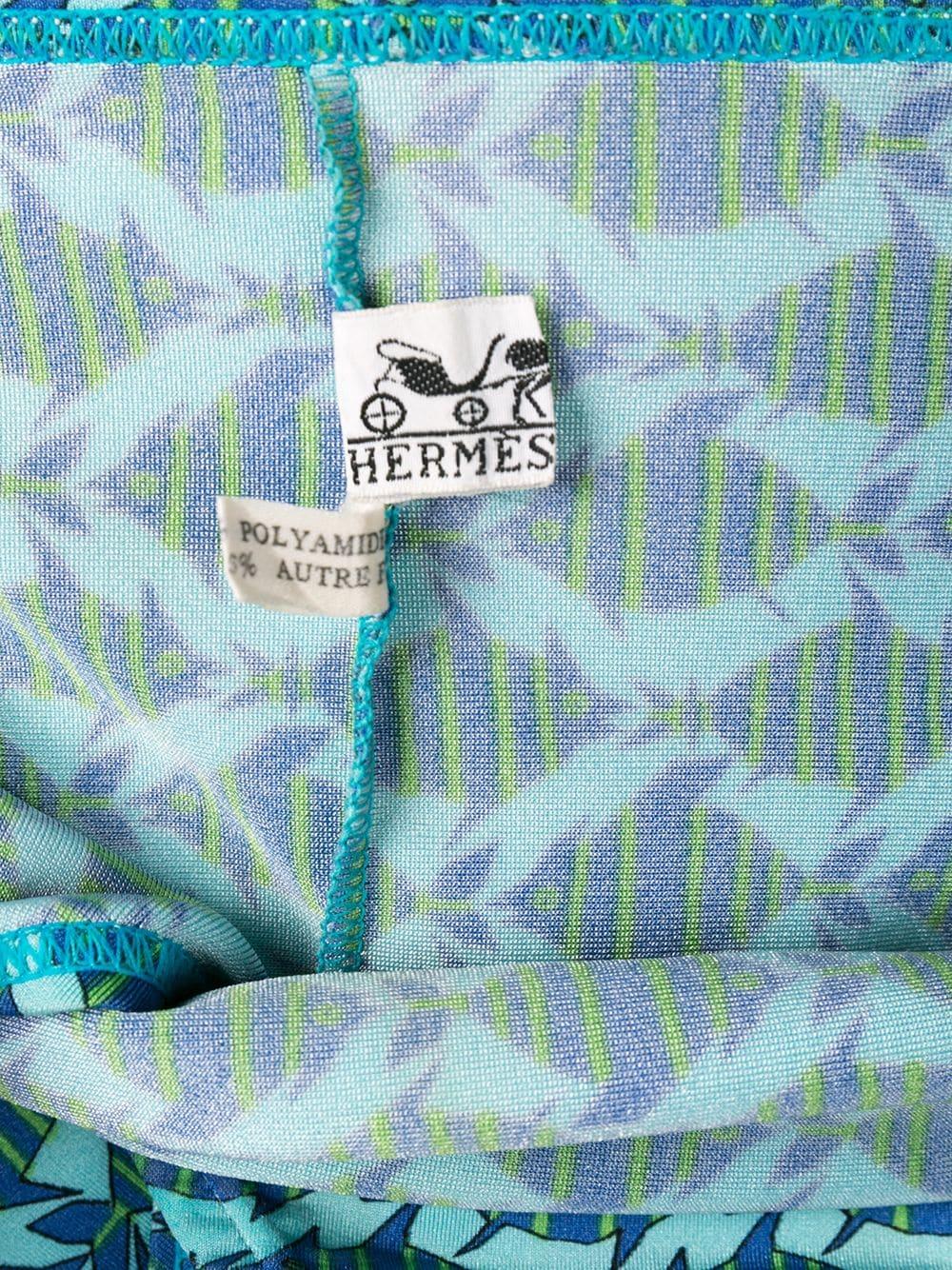 Hermès Man Fish Print Swimwear  In Excellent Condition In Paris, FR