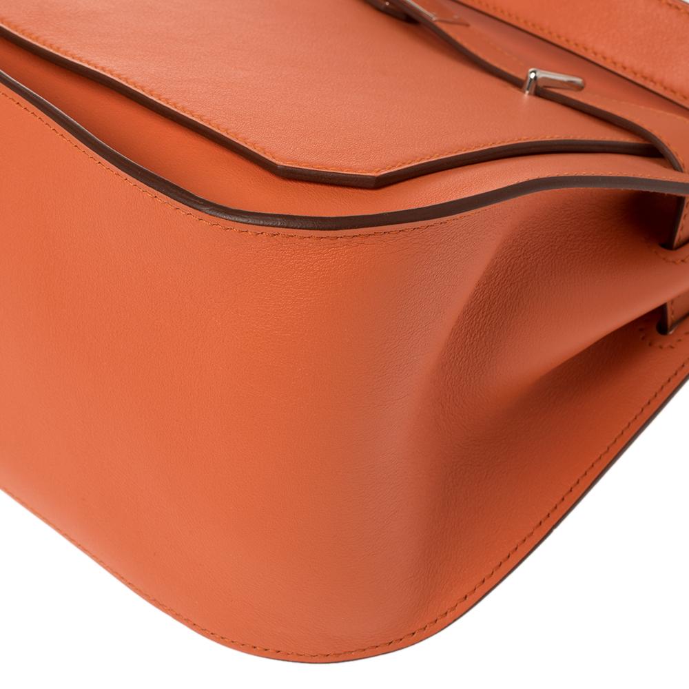 Hermes Mango Swift Leather Palladium Hardware Jypsiere 28 Bag 4