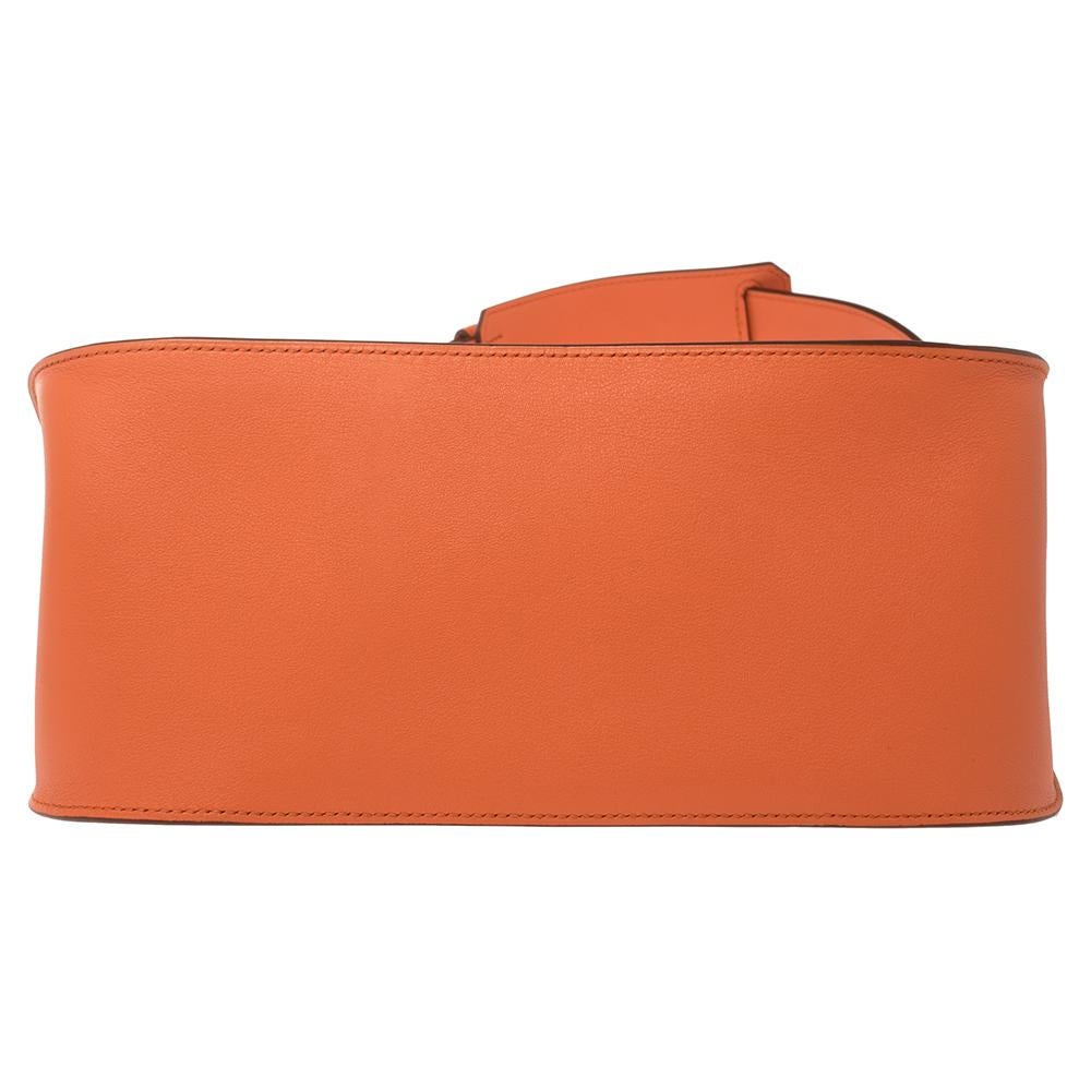 Donna Borsa Hermes Mango Swift in pelle con hardware Palladium Jypsiere 28