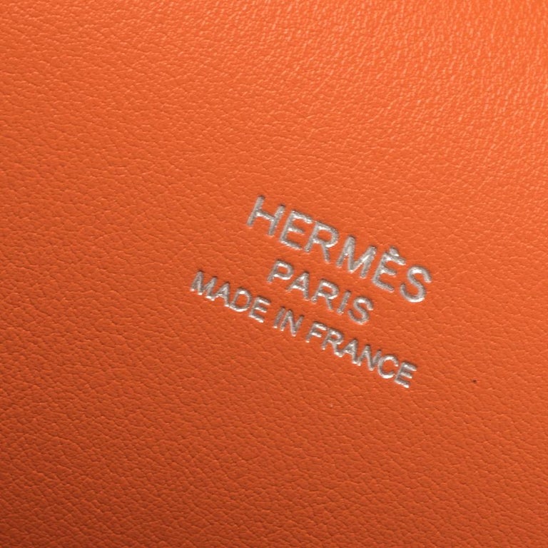 Hermes Mango Swift Leather Palladium Hardware Jypsiere 28 Bag