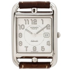 Hermes Cape Cod Edelstahl-Doppelarmband für Herren, ca. 2000er Jahre