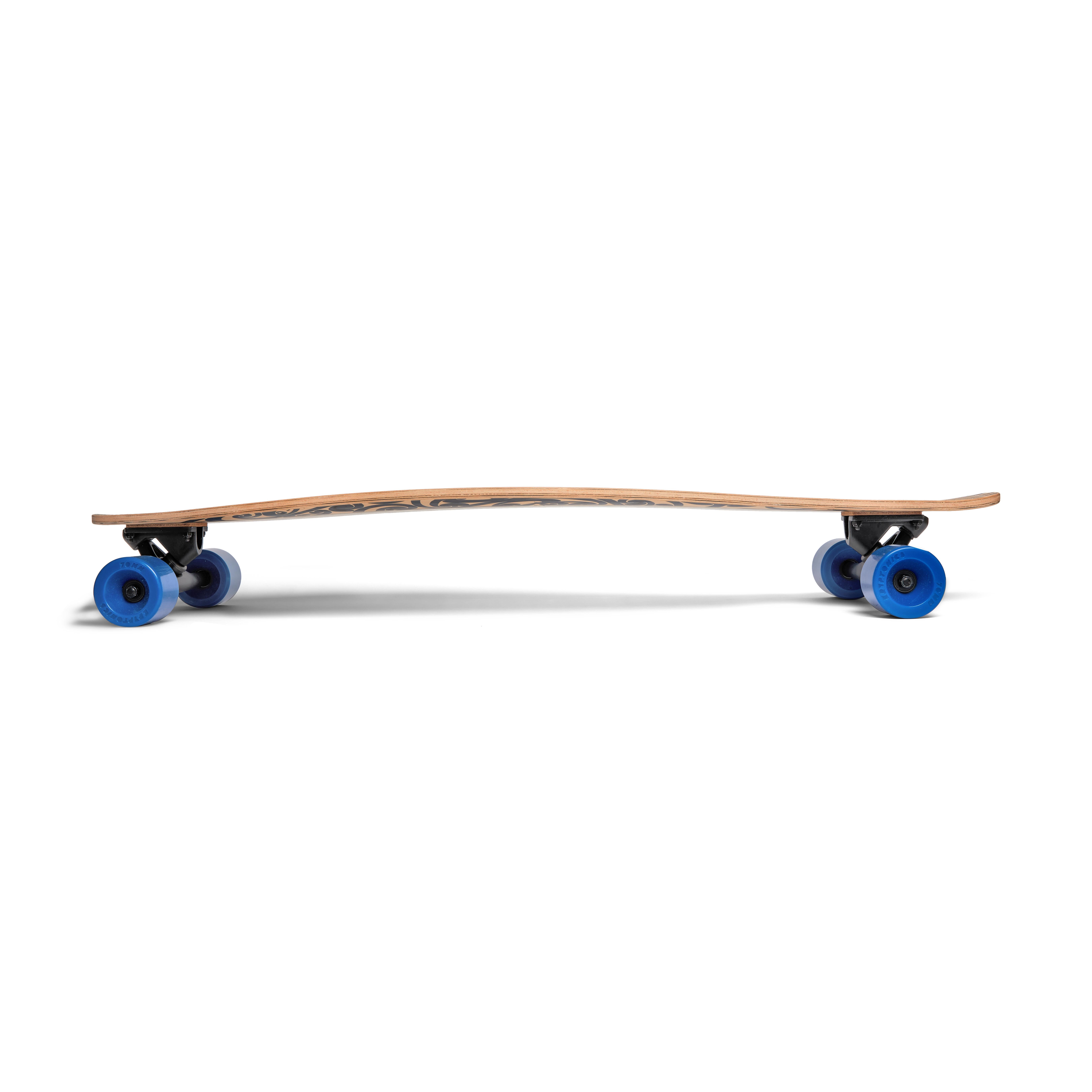 Hermès made their foray into the world of skate culture with a line of skate -and longboards that featured archival designs from the house. The beech wood limited edition board has a maple wood veneer and is in pristine condition. Use this longboard