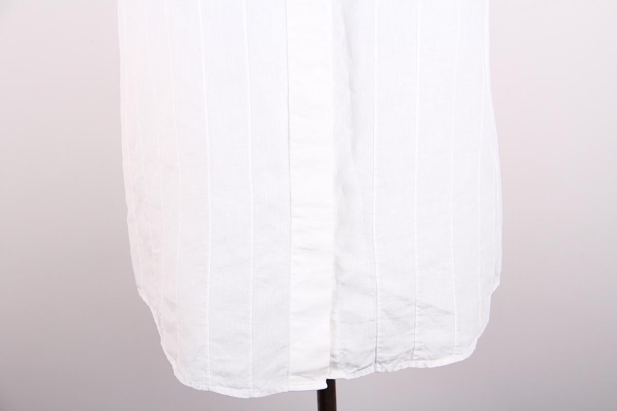 Hermes Margiela ärmelloses Leinenhemd im Angebot 5