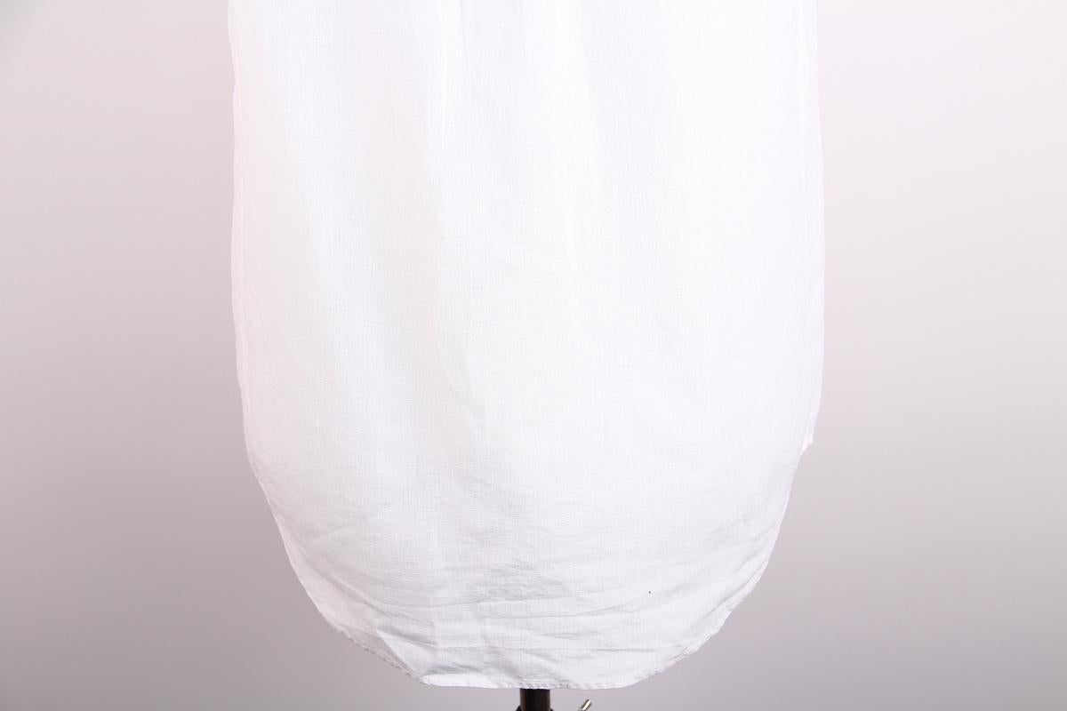 Hermes Margiela ärmelloses Leinenhemd im Angebot 4