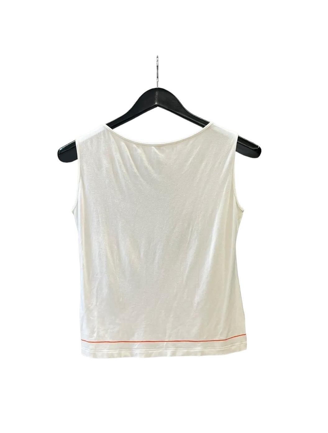 Hermes Margiela
SS03 Cheval Surprise Tank Top
Size Small

Beautiful Hermes Margiela 2003 Spring Summer tank top. In great condition without flaws.