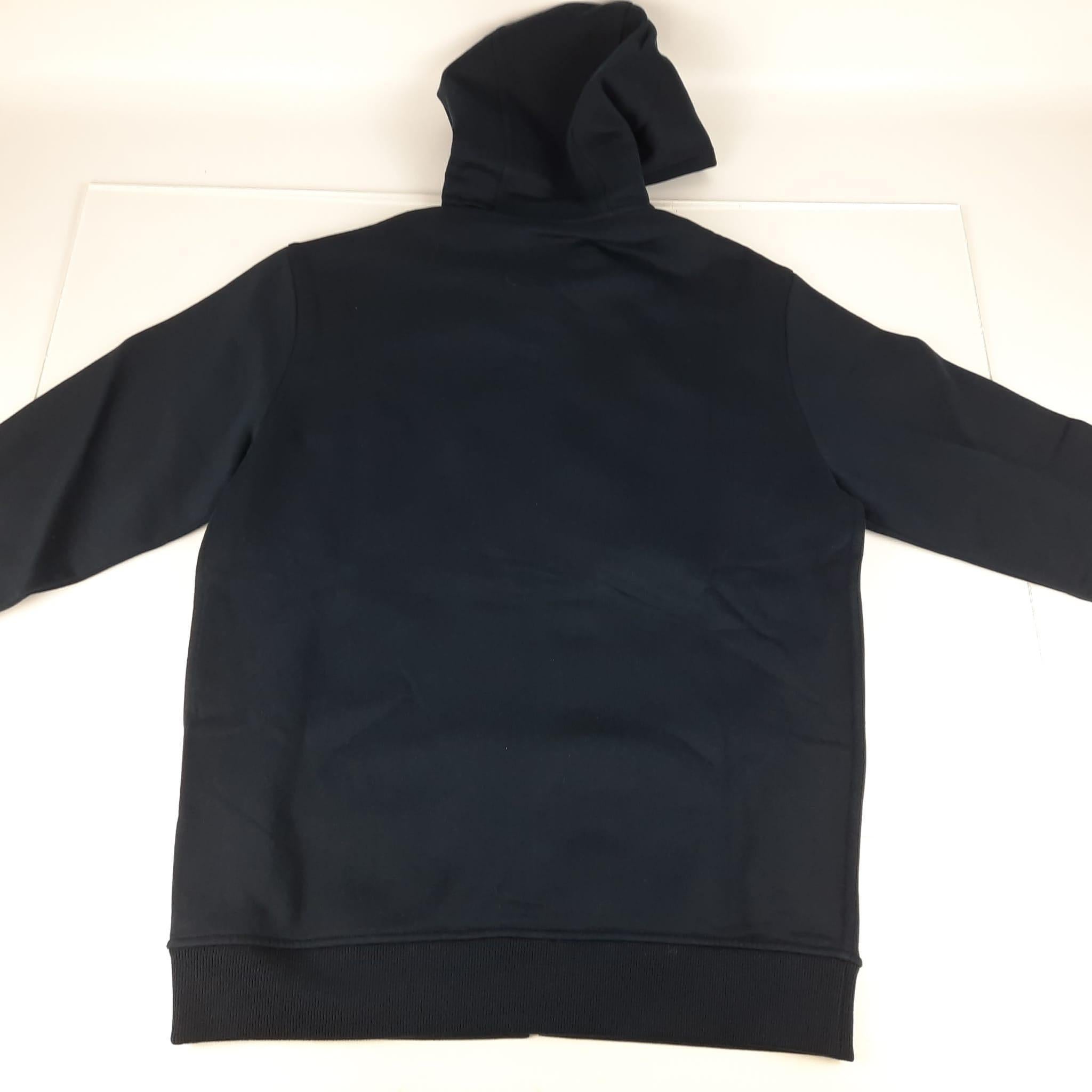 Hermes Marine cotton & cashmere Size M Zipped hooded jogging sweater For Sale 2