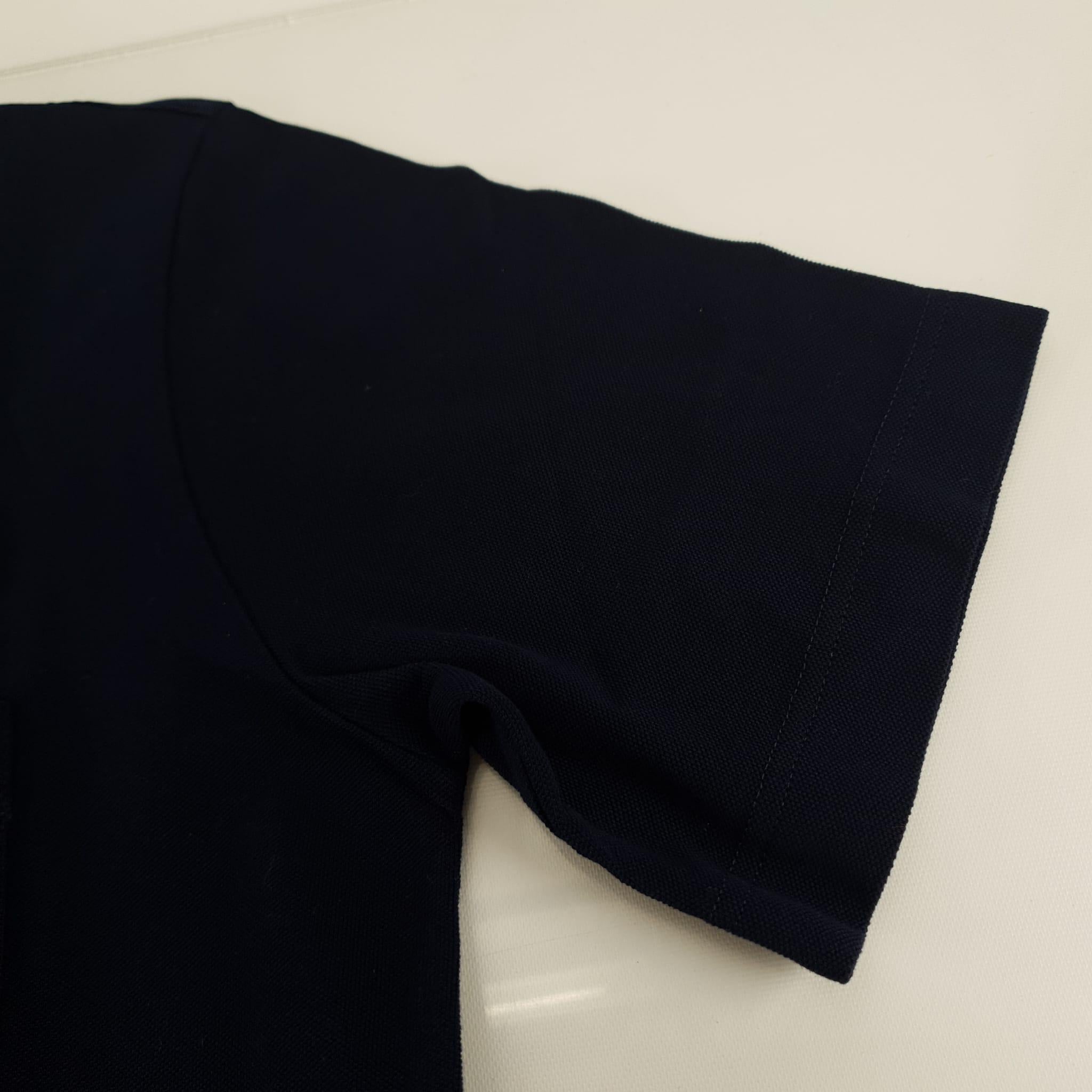 Black Hermes Marine cotton Size M Polo shirt For Sale