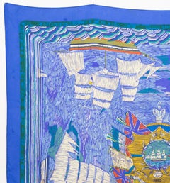 Hermes Marine Naive 1880 Henry-F Smith Sailor by P Dumas Silk Scarf