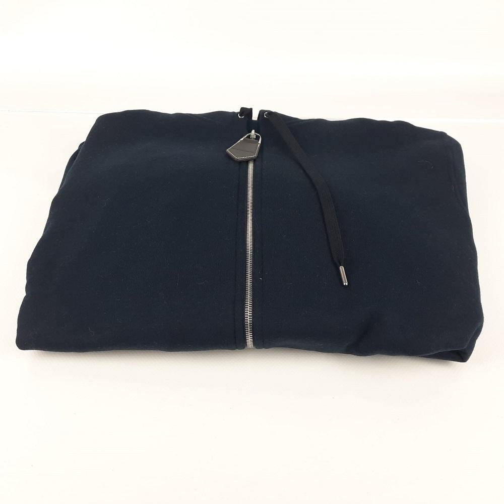 Hermes Marine Size M Zipped hooded jogging sweater  For Sale 1