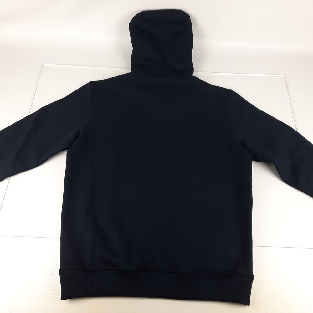 Hermes Marine Size M Zipped hooded jogging sweater  For Sale 3