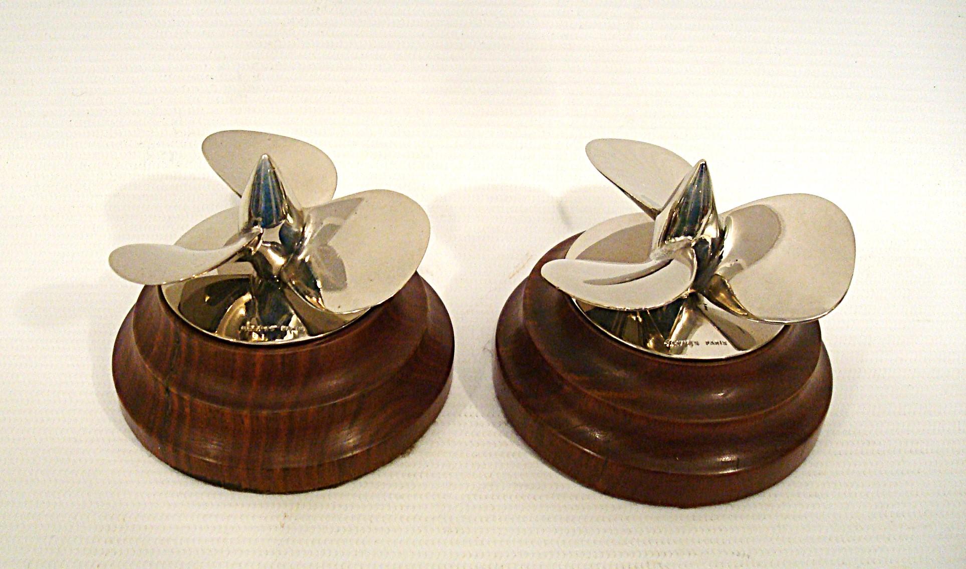 Hermès Maritime / Boot / Segeln / Propeller Schreibtisch Briefbeschwerer. Frankreich 1950er Jahre im Angebot 5