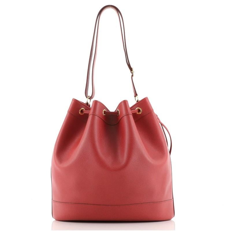 Hermes Market Handbag Leather 28 In Good Condition In NY, NY