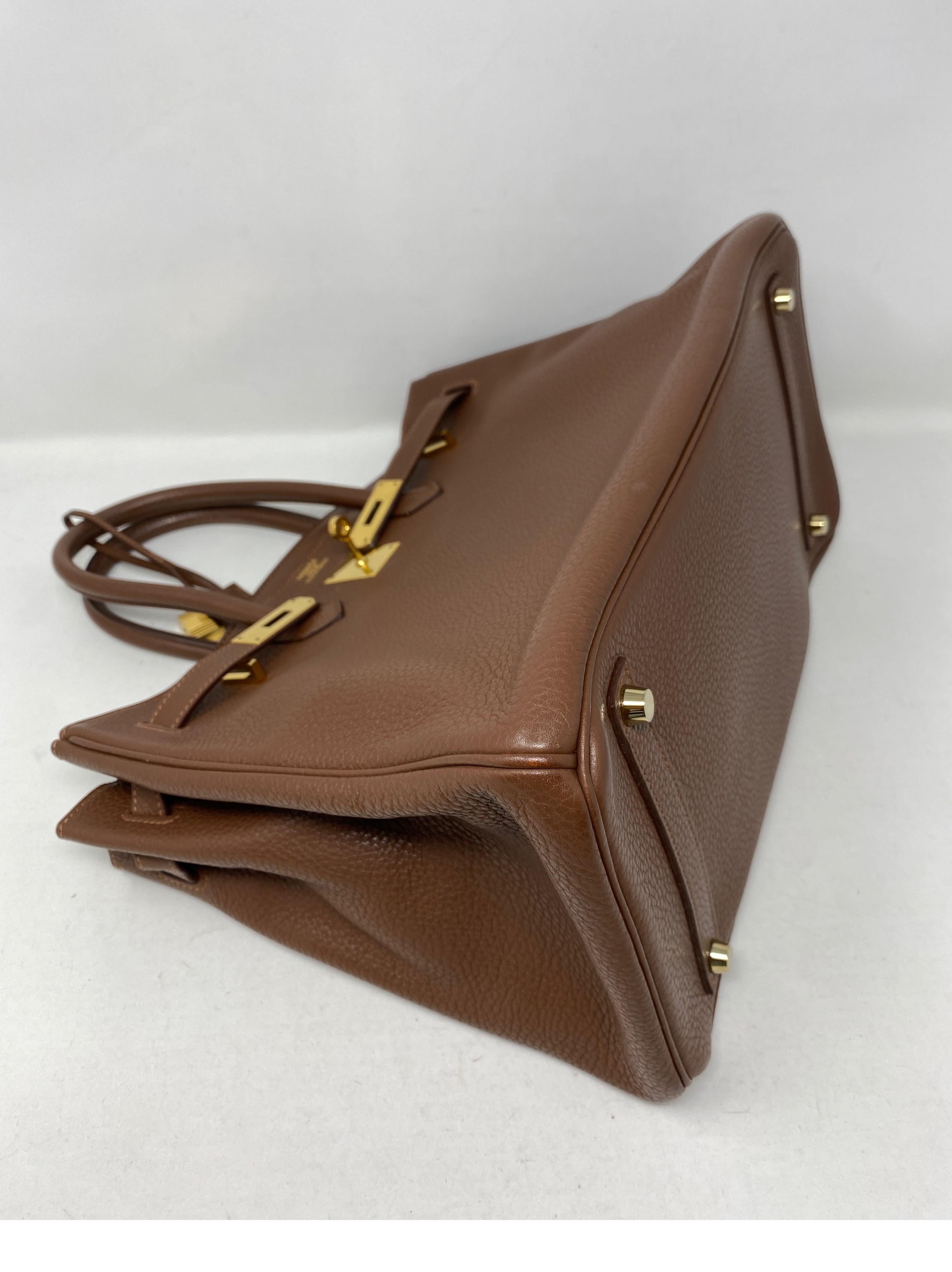 Hermes Maroon D'Inde Birkin 35 Bag 5
