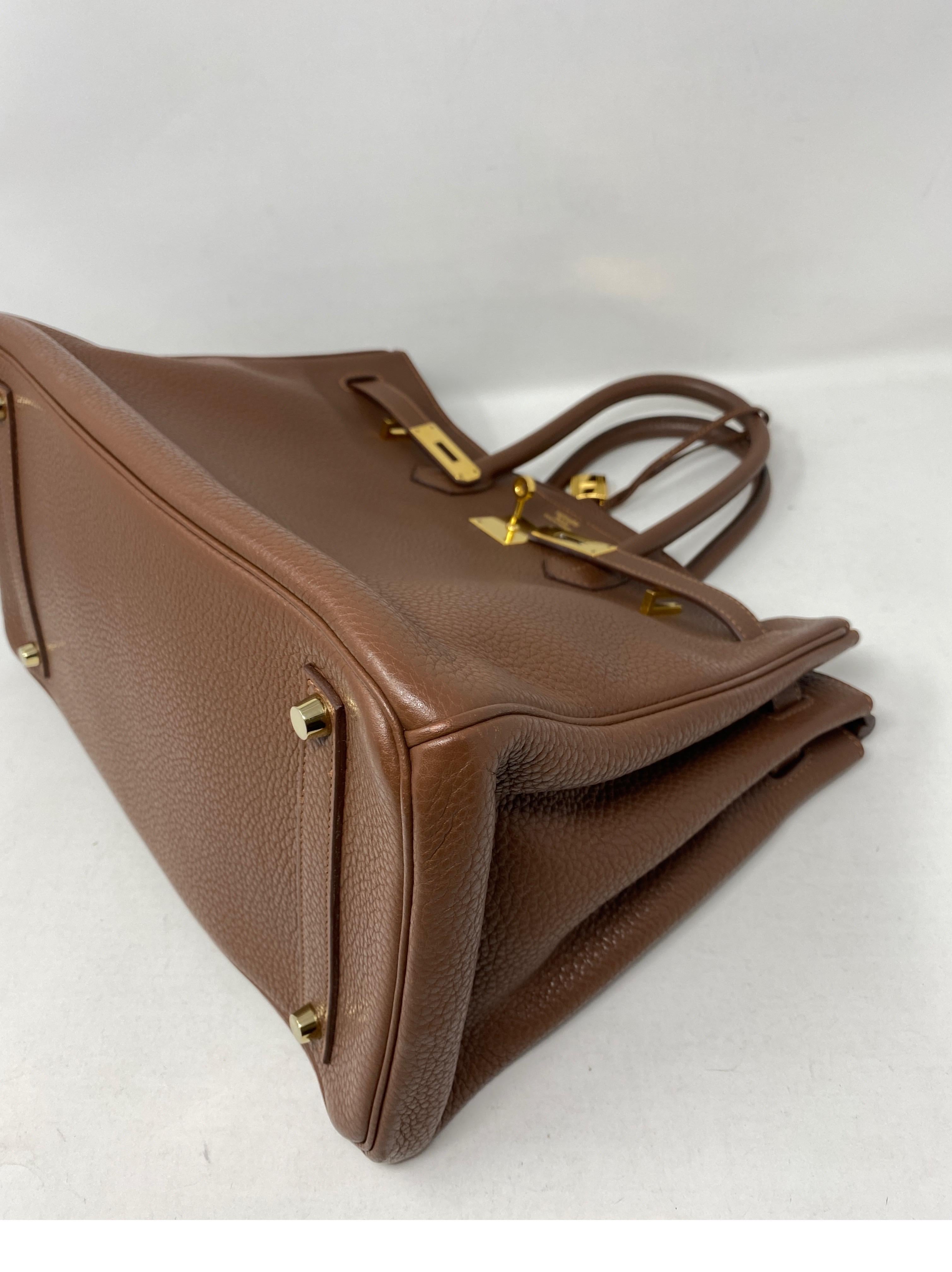 Hermes Maroon D'Inde Birkin 35 Bag 6