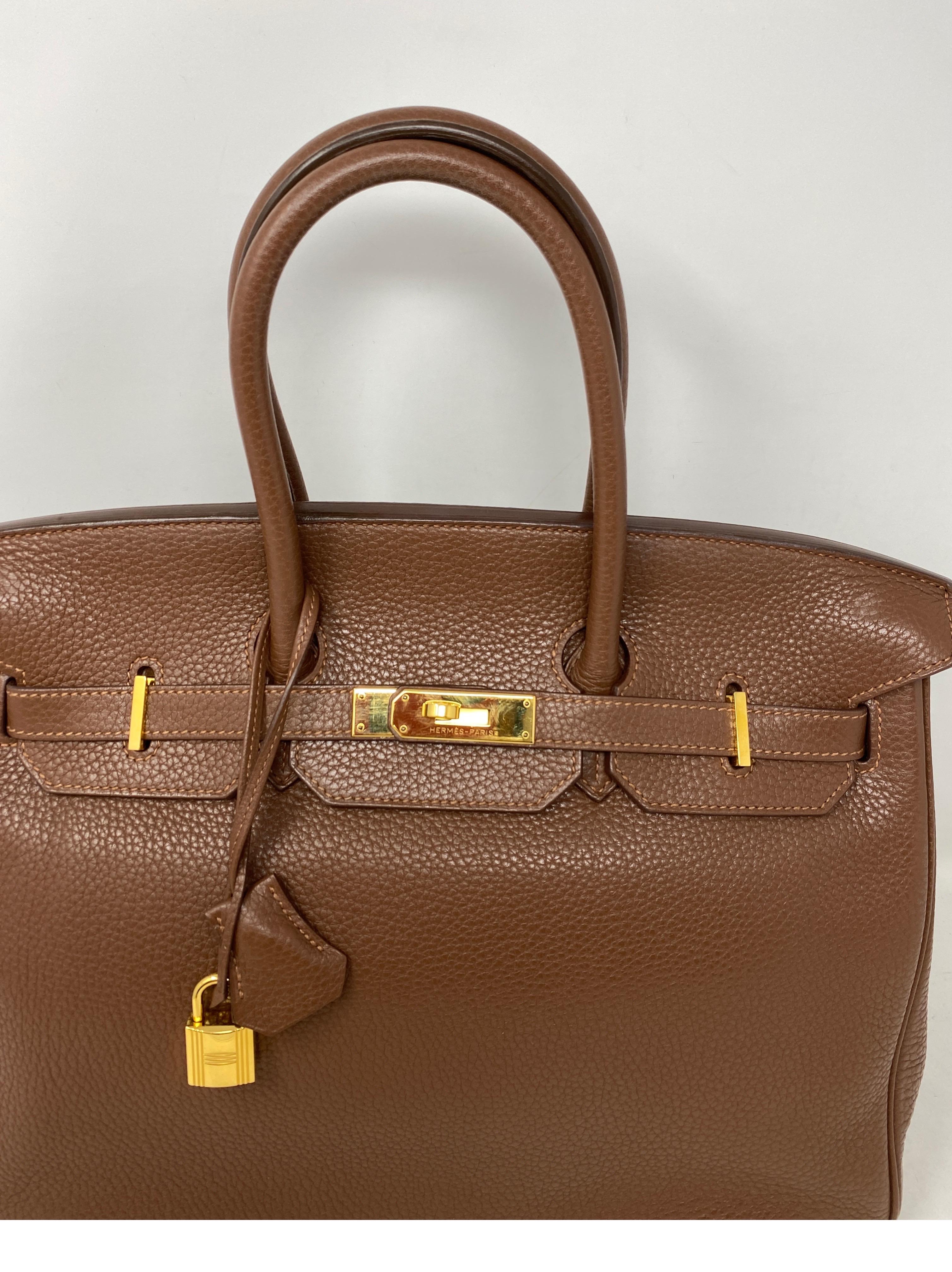 Hermes Maroon D'Inde Birkin 35 Bag 7
