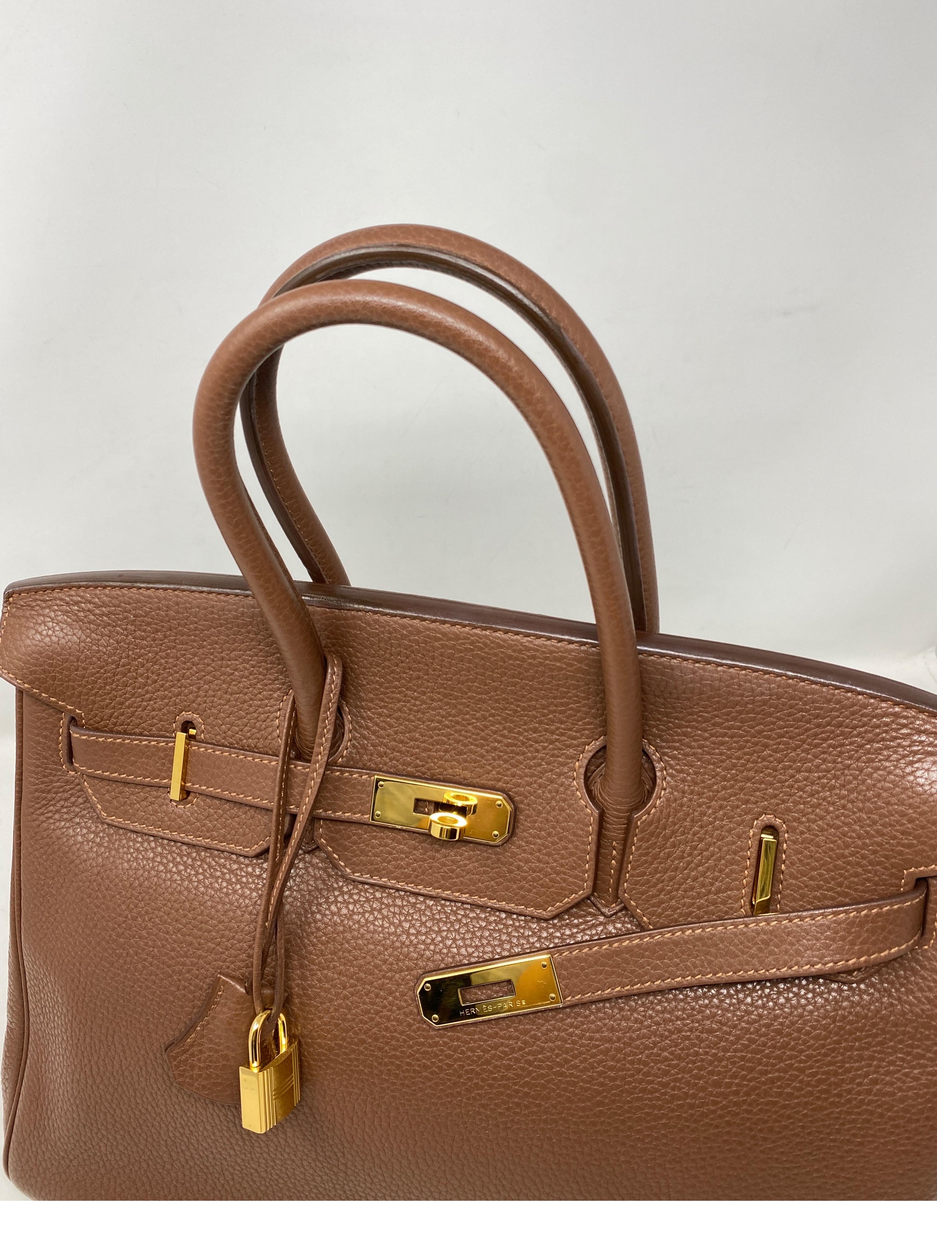 Hermes Maroon D'Inde Birkin 35 Bag 1