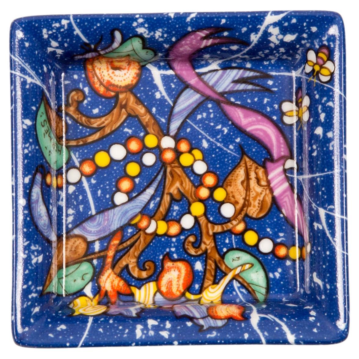 Hermes "Marqueterie de Pierres d'Orient... Mini Porcelain Ashtray Organizer in vendita