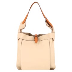 Hermes Marwari Clemence Leather Hobo Bag