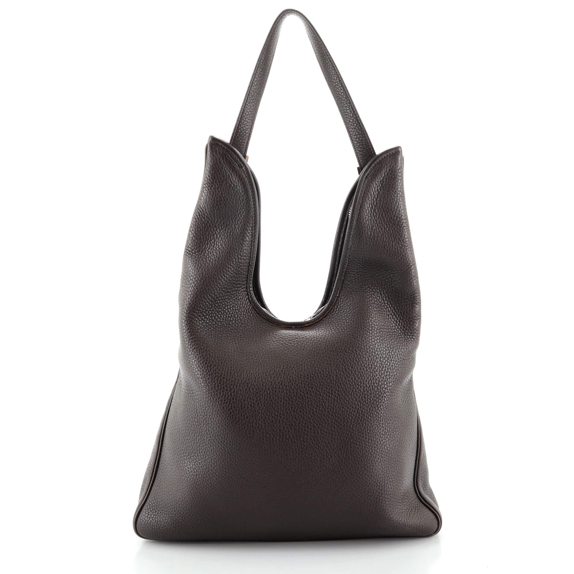 Black Hermes Massai Bag Leather 32