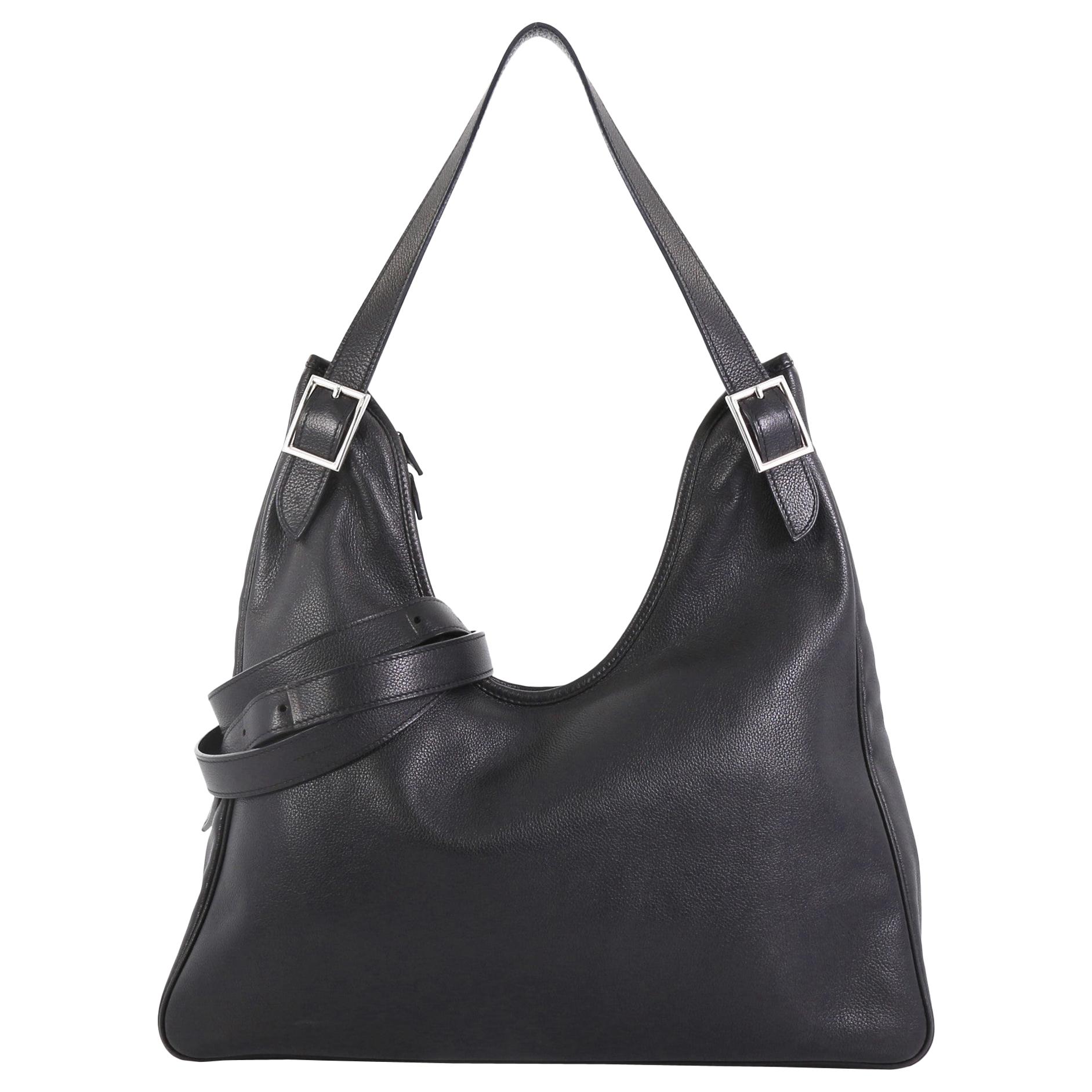 Hermes Massai Cut Handbag Leather 32 at 1stDibs