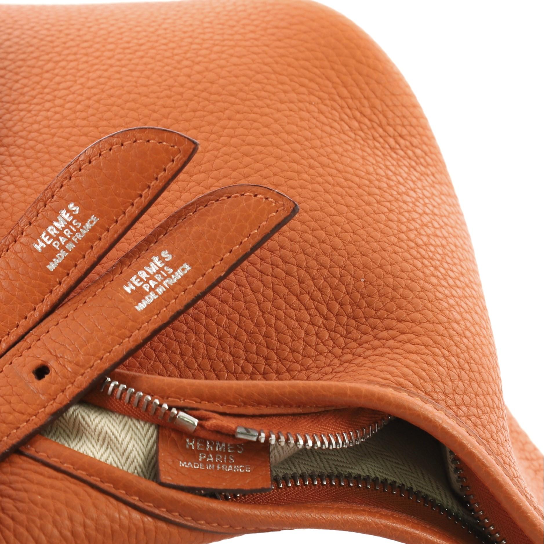 Hermes Massai Handbag Leather 32 2