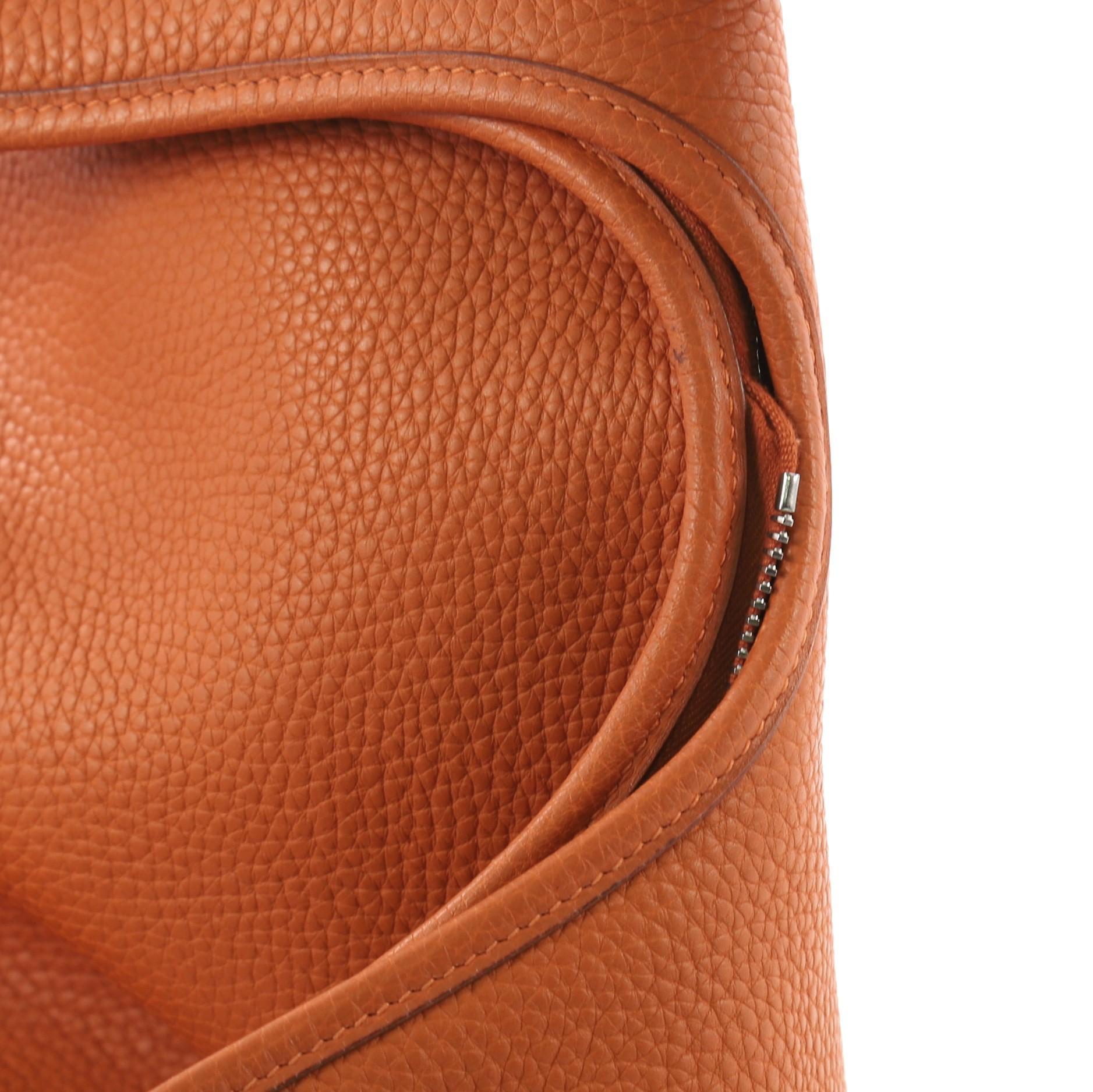 Hermes Massai Handbag Leather 32 3