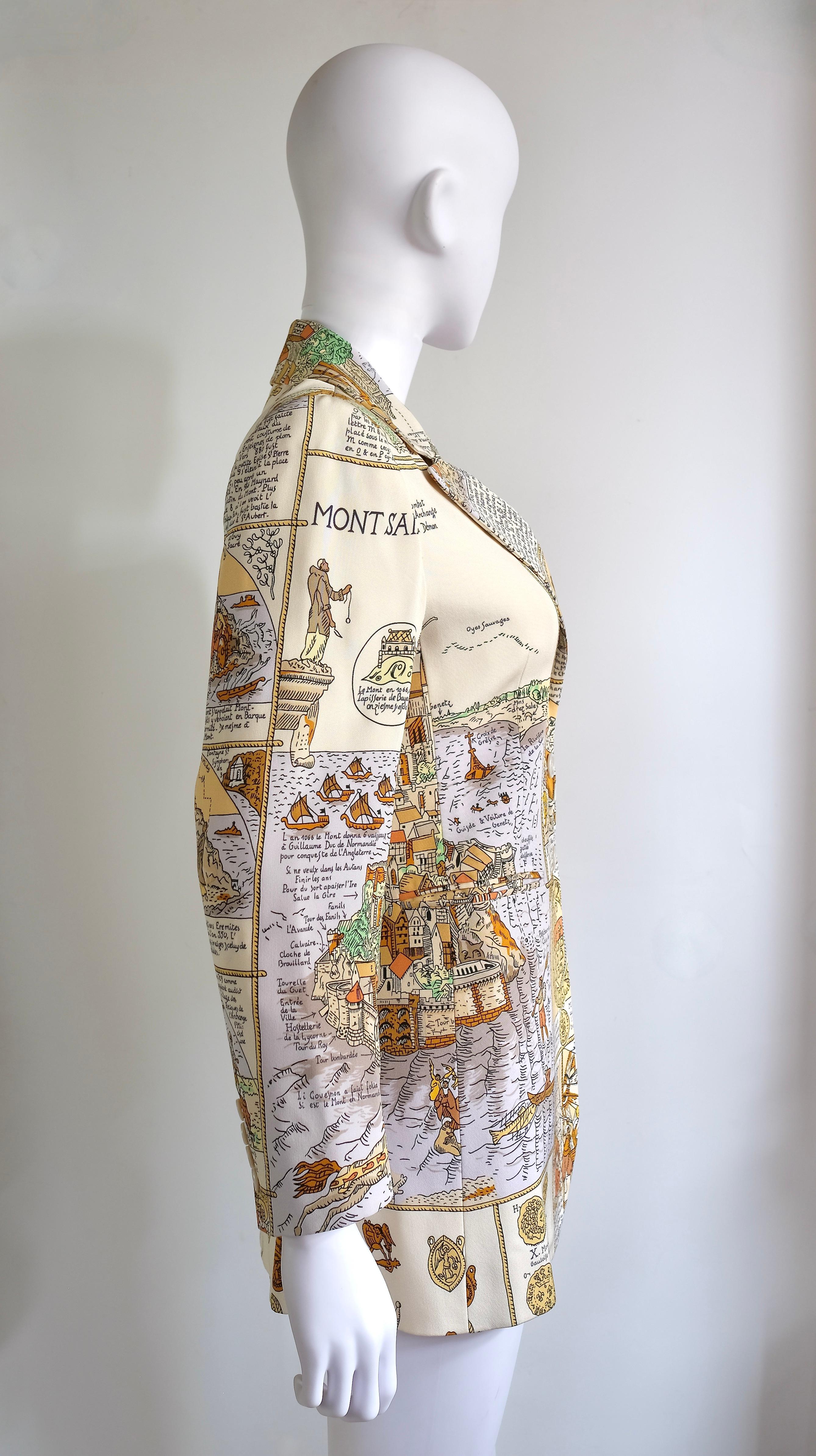 HERMÈS MASTERPIECE - Important silk blazer 