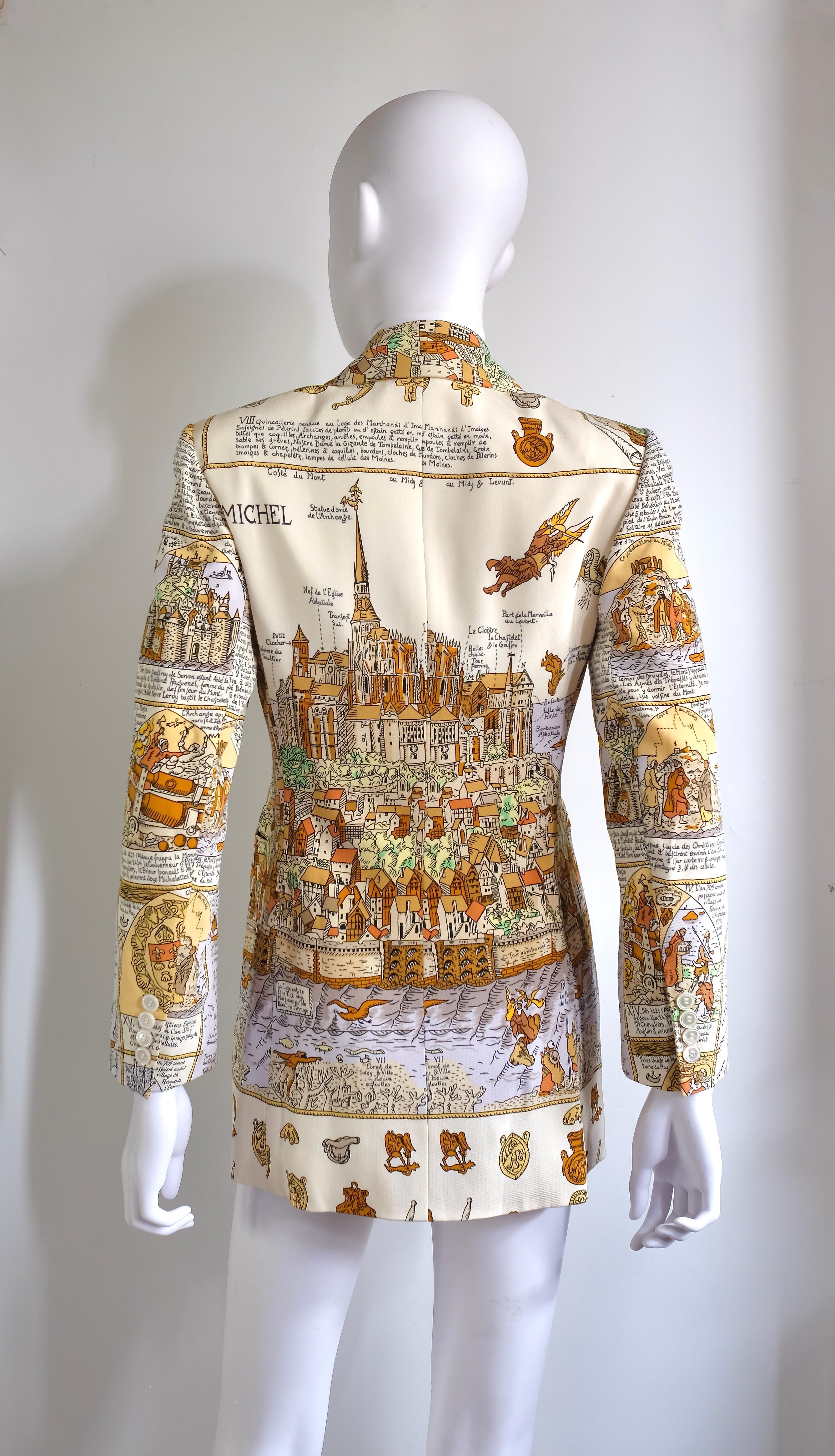 Women's HERMÈS MASTERPIECE - Important silk blazer 