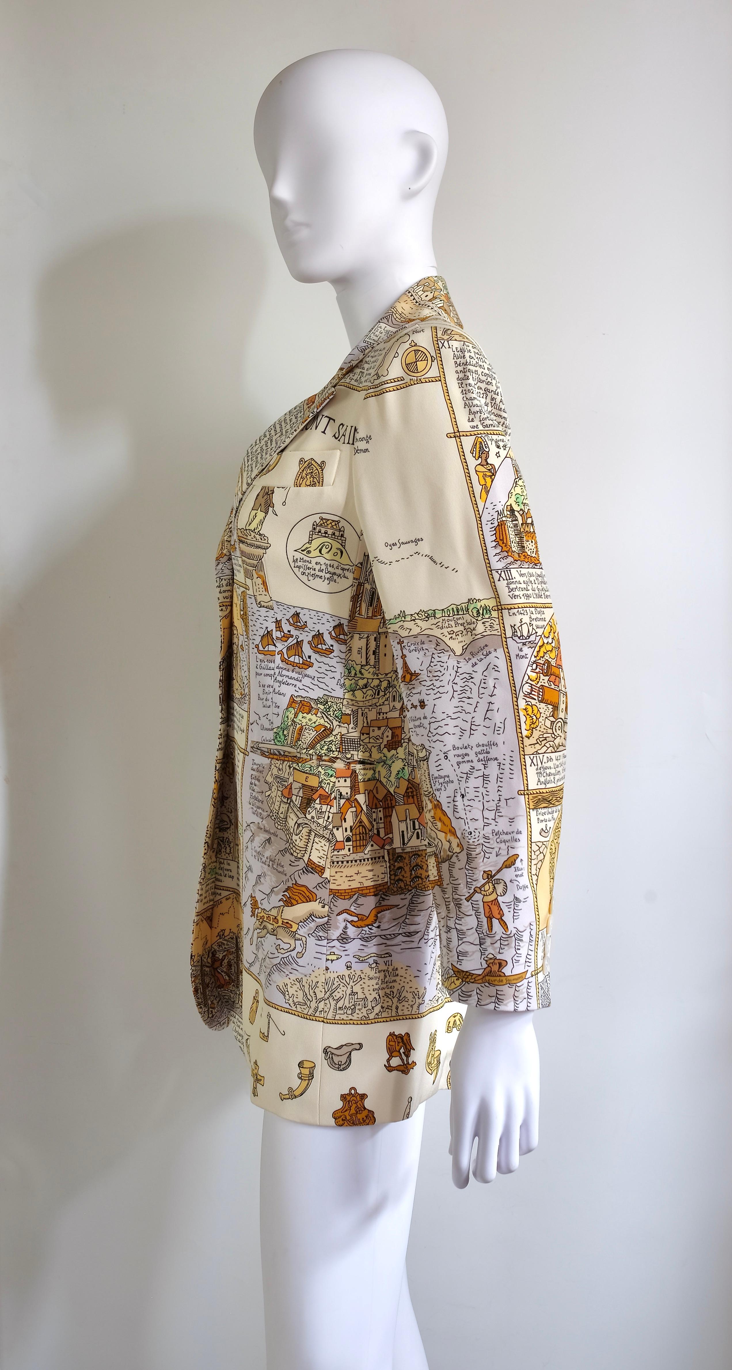 HERMÈS MASTERPIECE - Important silk blazer 