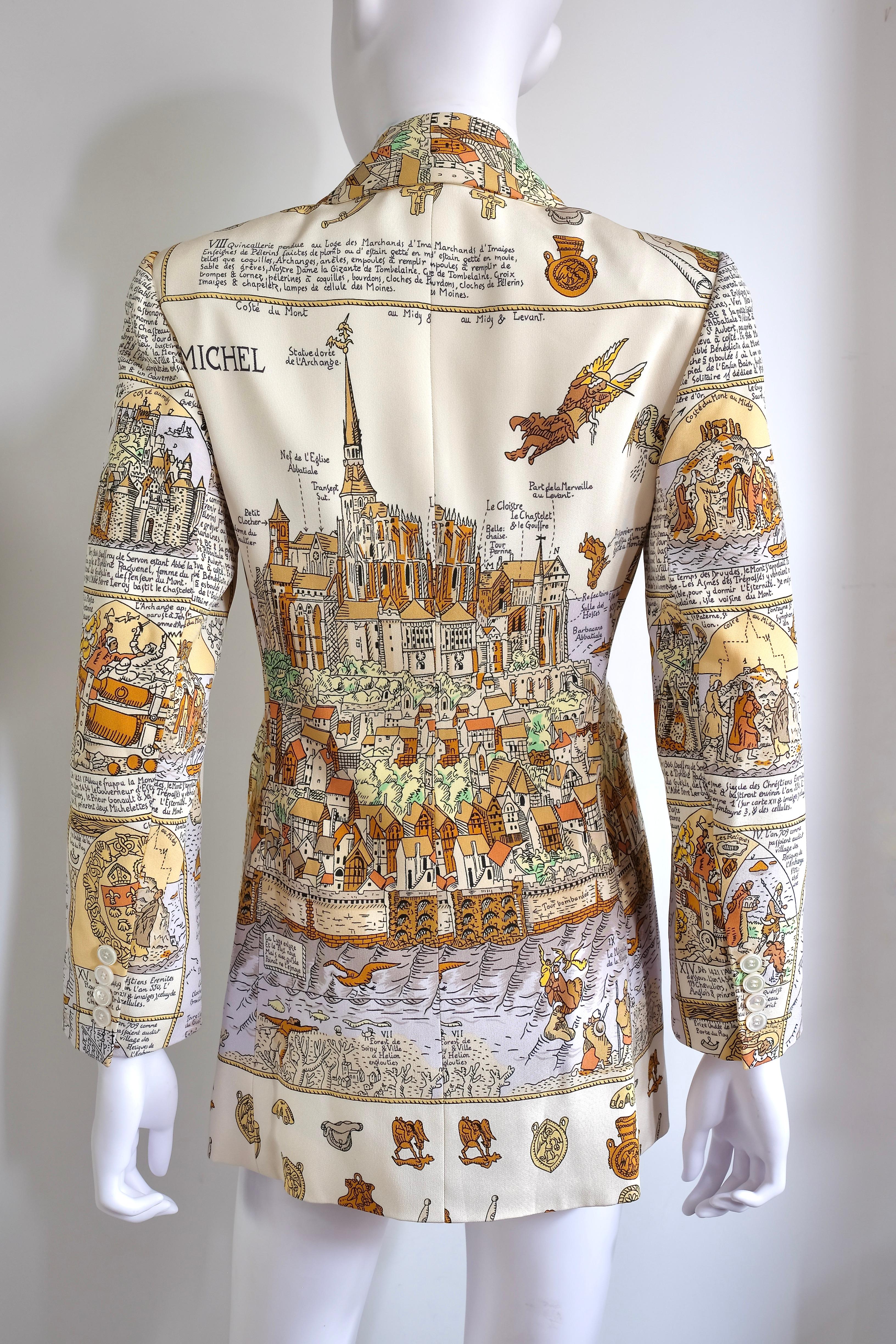 HERMÈS MASTERPIECE - Important silk blazer 