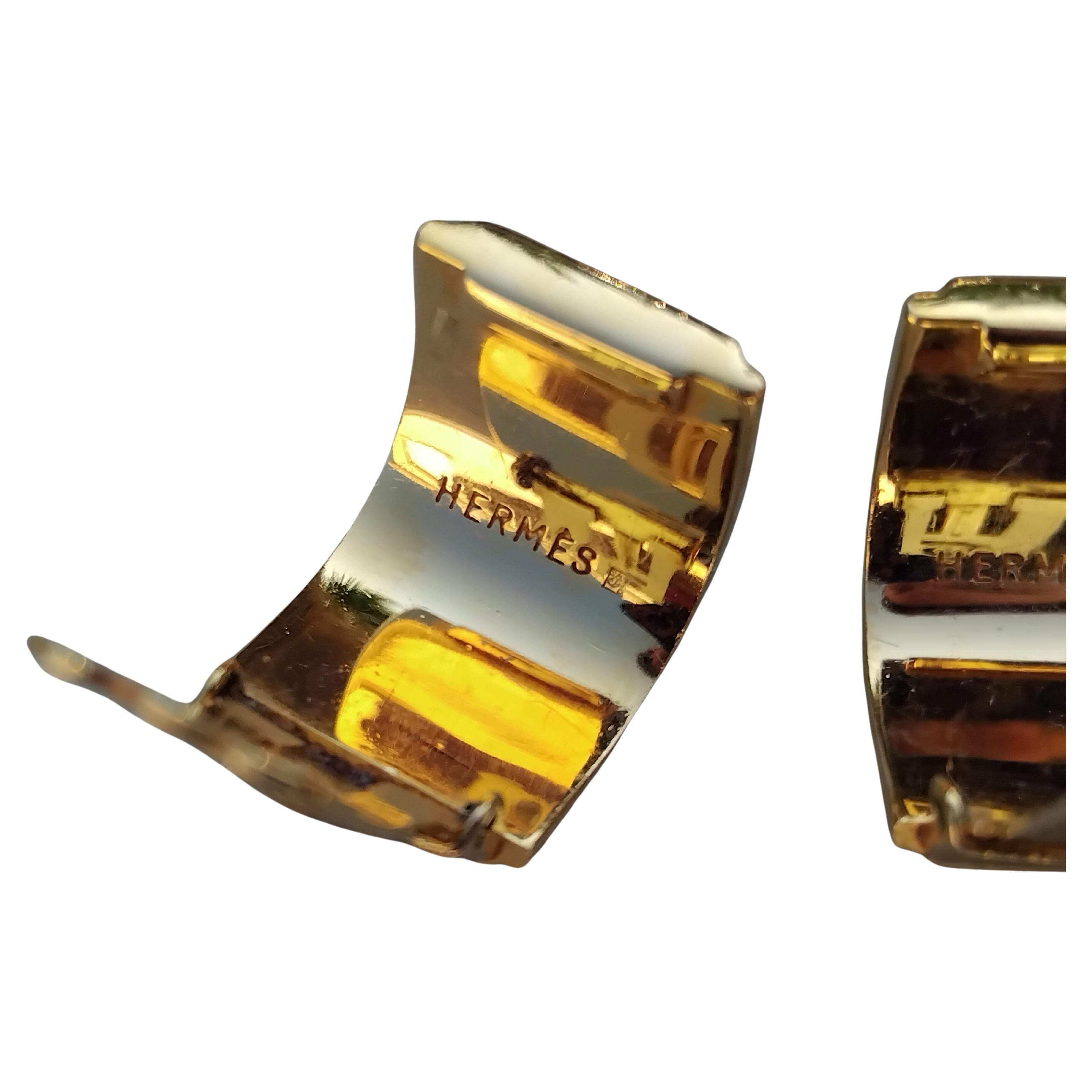 Hermès Matching Set Enamel Bracelet Earrings Thalassa Boat 70 Ghw For Sale 2