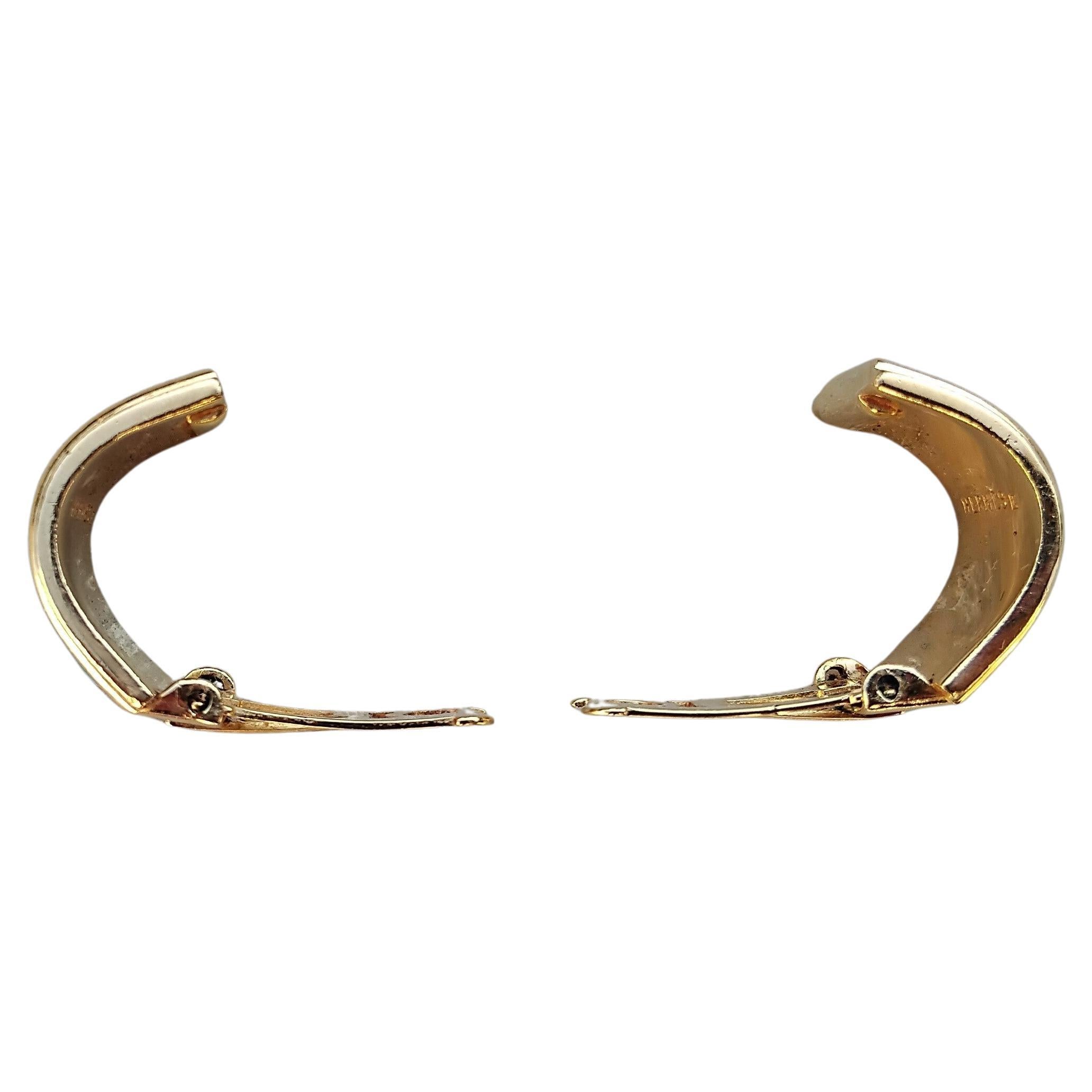 Hermès Matching Set Enamel Bracelet Earrings Thalassa Boat 70 Ghw For Sale 4