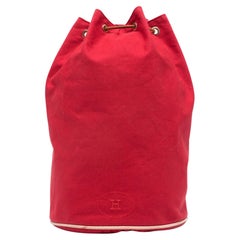 Mochila Hermes Matelot Marin de algodón rojo
