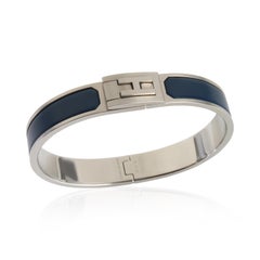 Hermès  Matte Jet Bracelet In Bleu Biarritz Bracelet