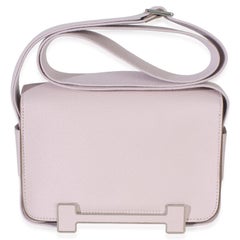 Hermès Mauve Pale Chai Verso Chevre Mysore Geta PHW