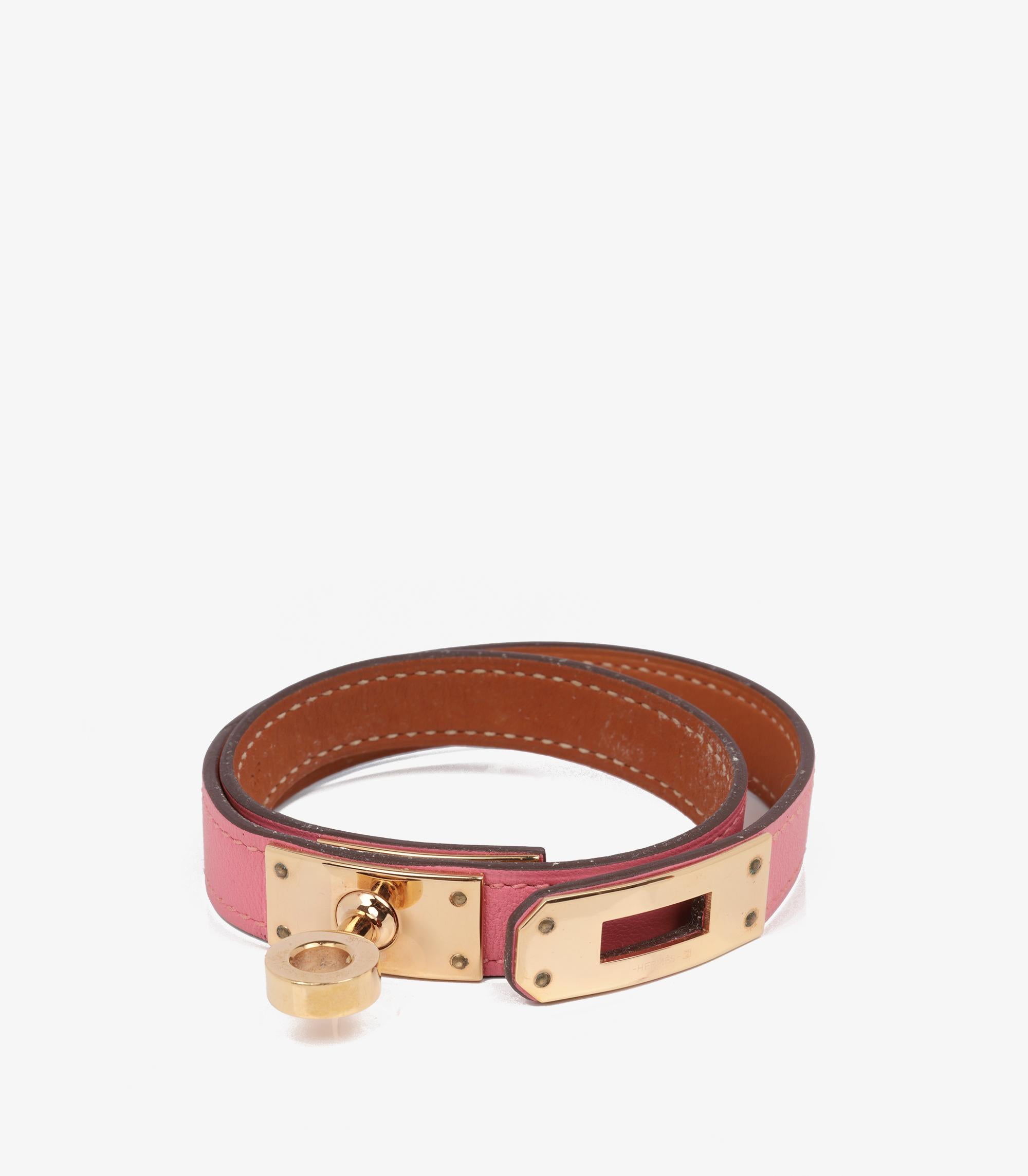 hermes double leather bracelet