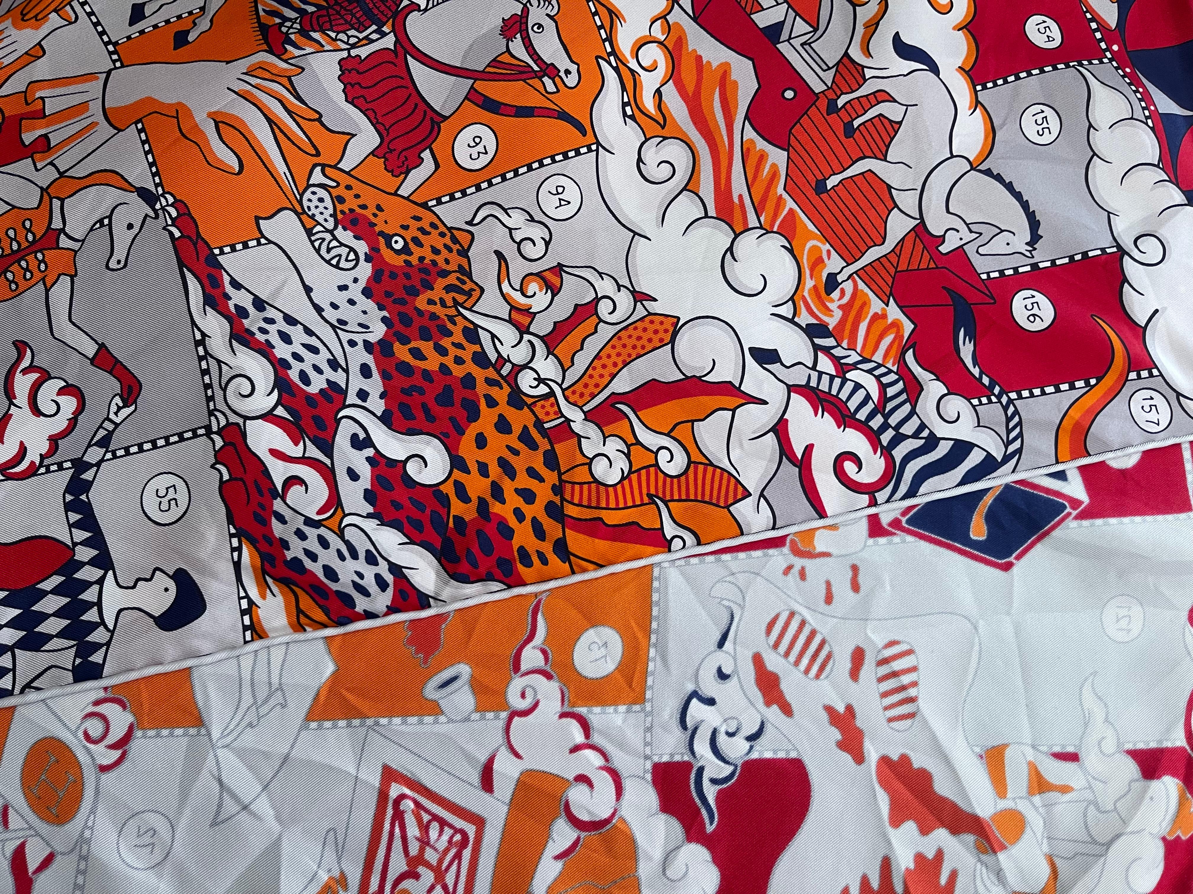 Hermès Maxi Twilly « L’Artificier » In Good Condition For Sale In Palm Beach, FL