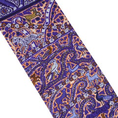 Hermes Maxi - Twilly Slim Lalbhai Marine / Ciel / Abricot Nuovo con scatola