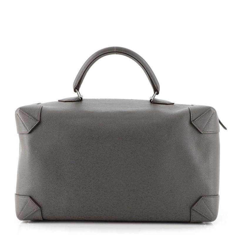 Hermes Maxibox Bag Evercolor 37 In Good Condition In NY, NY