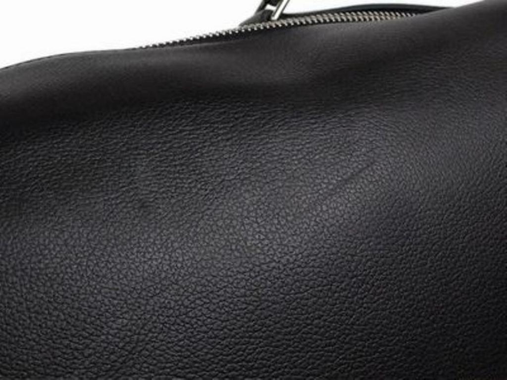 Hermès Maxibox Evergrain 37 218575 Black Leather Hobo Bag For Sale 4