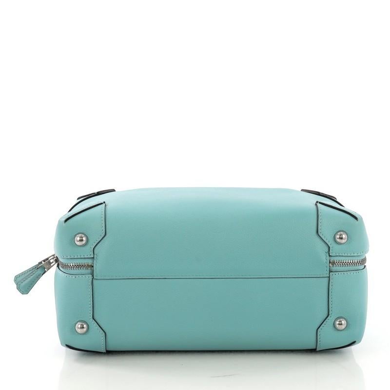 Blue Hermes Maxibox Handbag Evercolor 29