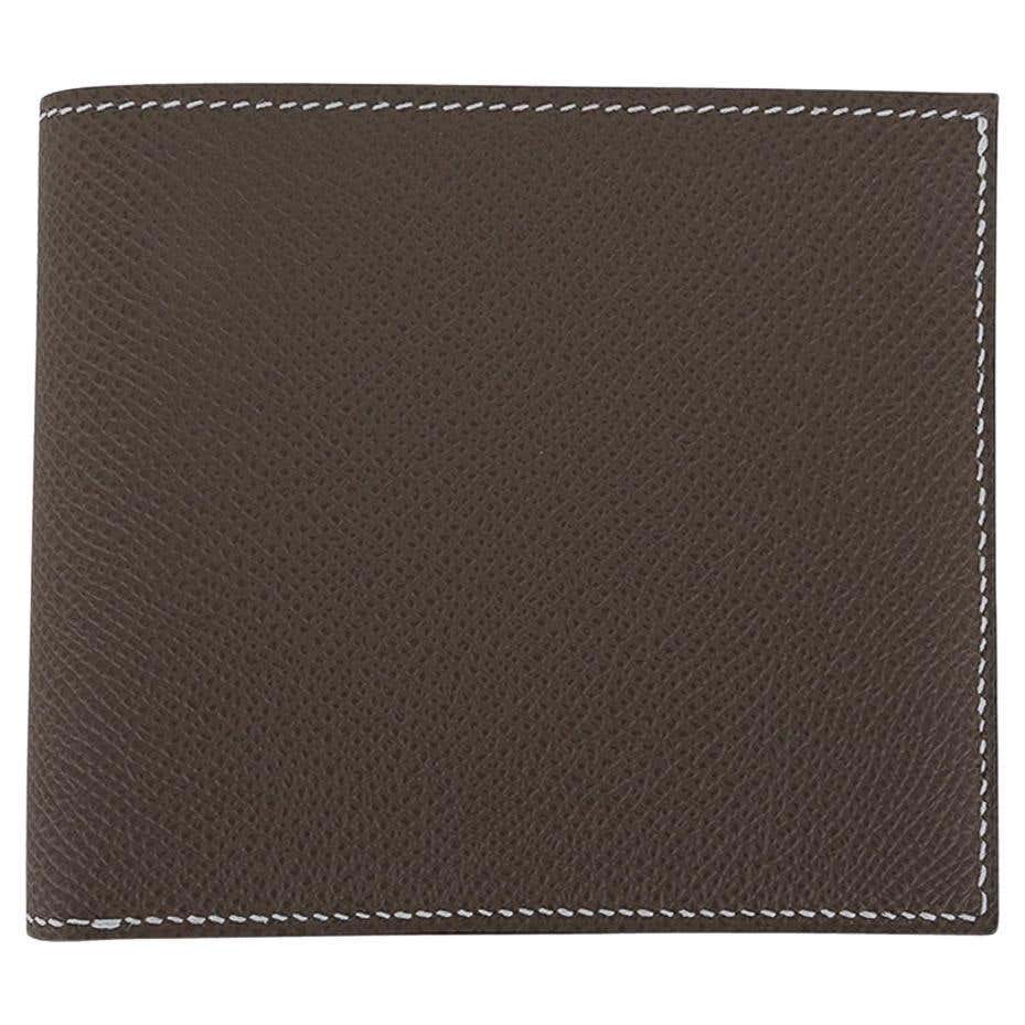 Hermes MC2 Copernic Bifold Wallet Etoupe Epsom Leather For Sale at ...