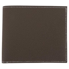 Hermes MC2 Copernic Bifold Wallet Etoupe Epsom Leather