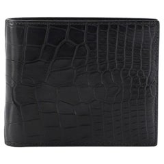 Hermes Portefeuille MC2 Copernic Wallet Matte Havane Alligator